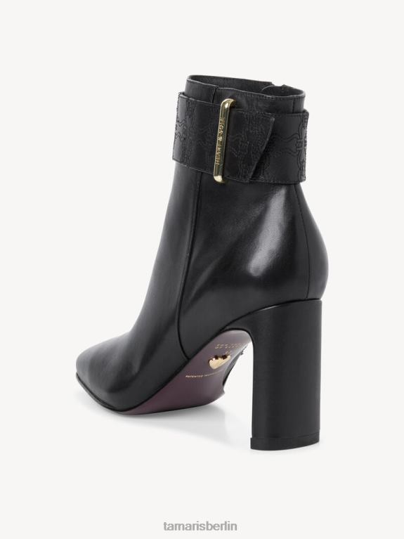 de Tamaris Frauen Lederstiefelette - schwarz 0LHV41765 Schuhe
