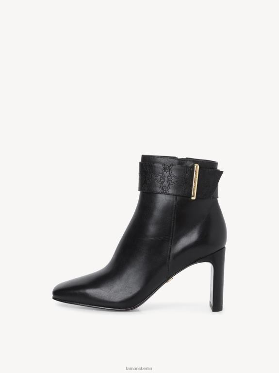 de Tamaris Frauen Lederstiefelette - schwarz 0LHV41765 Schuhe
