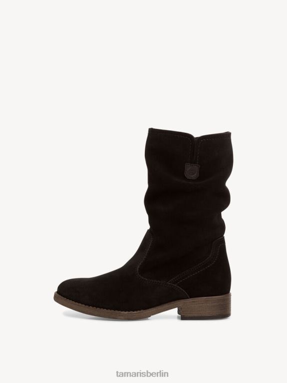de Tamaris Frauen Lederstiefelette - schwarz 0LHV41815 Schuhe