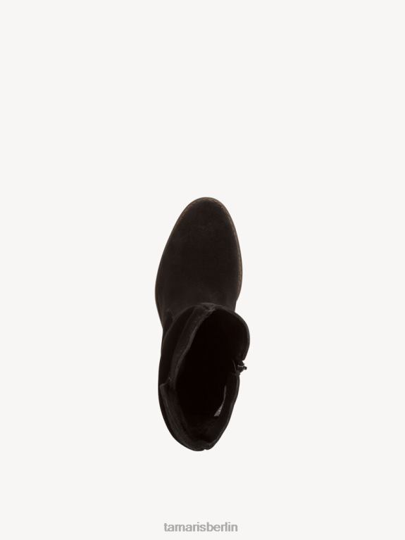 de Tamaris Frauen Lederstiefelette - schwarz 0LHV41815 Schuhe