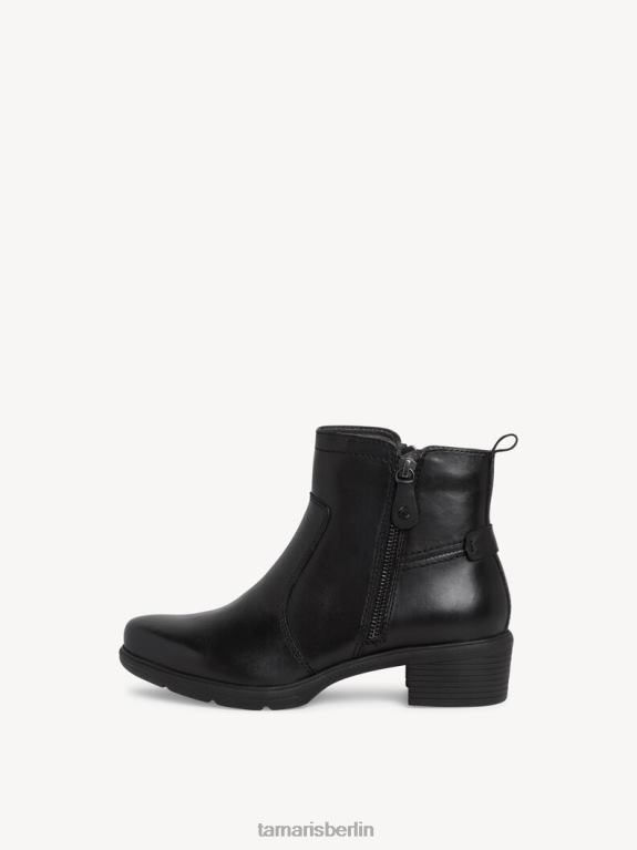 de Tamaris Frauen Lederstiefelette - schwarz 0LHV41823 Schuhe