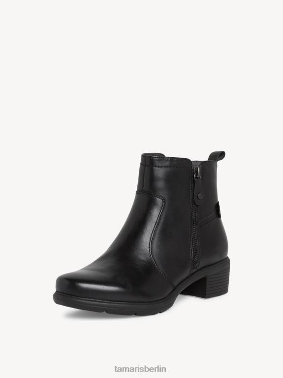 de Tamaris Frauen Lederstiefelette - schwarz 0LHV41823 Schuhe
