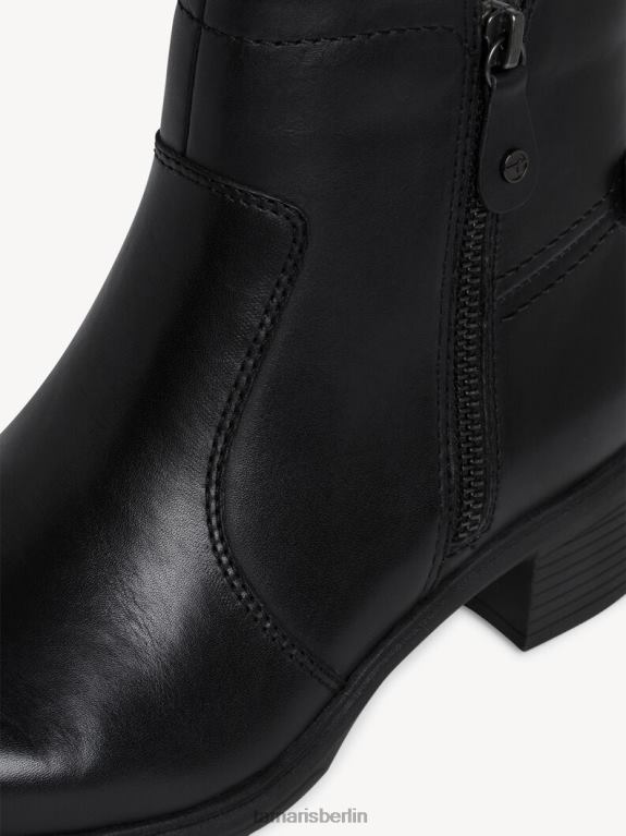 de Tamaris Frauen Lederstiefelette - schwarz 0LHV41823 Schuhe