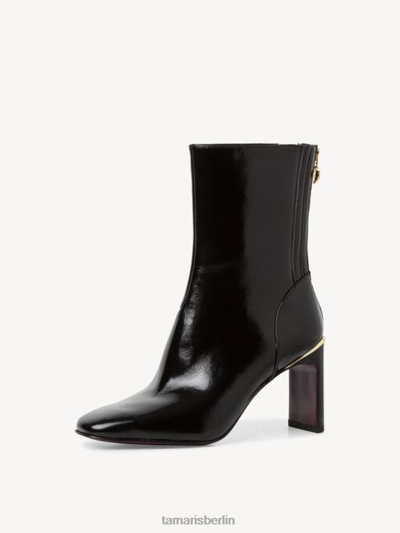 de Tamaris Frauen Lederstiefelette - schwarz 0LHV41834 Schuhe