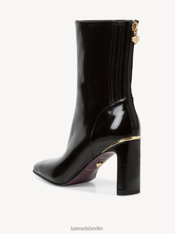 de Tamaris Frauen Lederstiefelette - schwarz 0LHV41834 Schuhe