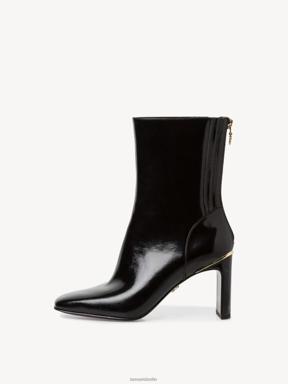 de Tamaris Frauen Lederstiefelette - schwarz 0LHV41834 Schuhe