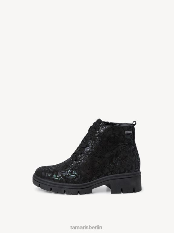 de Tamaris Frauen Lederstiefelette - schwarz 0LHV41866 Schuhe