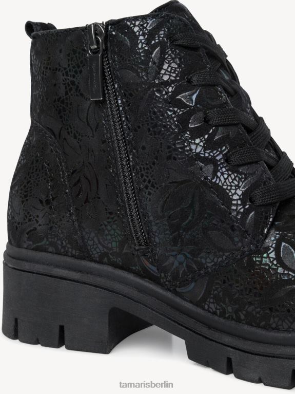de Tamaris Frauen Lederstiefelette - schwarz 0LHV41866 Schuhe