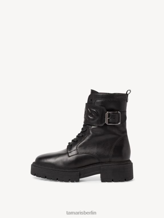 de Tamaris Frauen Lederstiefelette - schwarz 0LHV41920 Schuhe