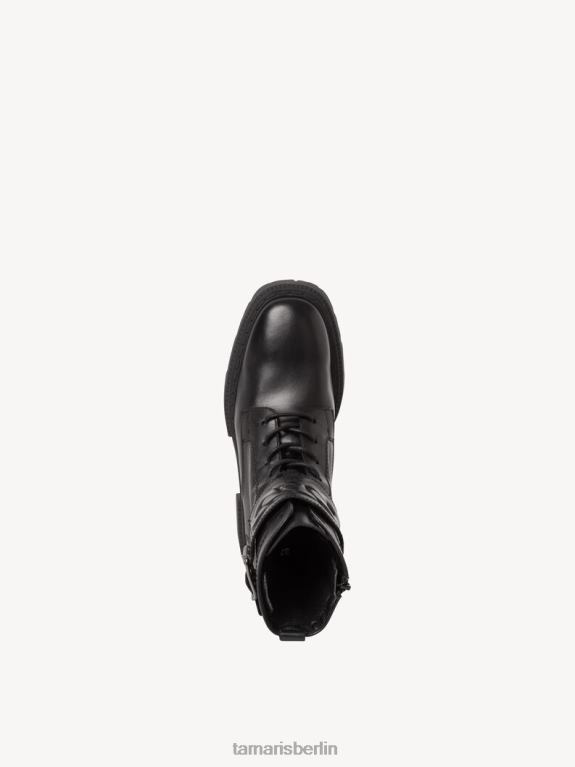 de Tamaris Frauen Lederstiefelette - schwarz 0LHV41920 Schuhe