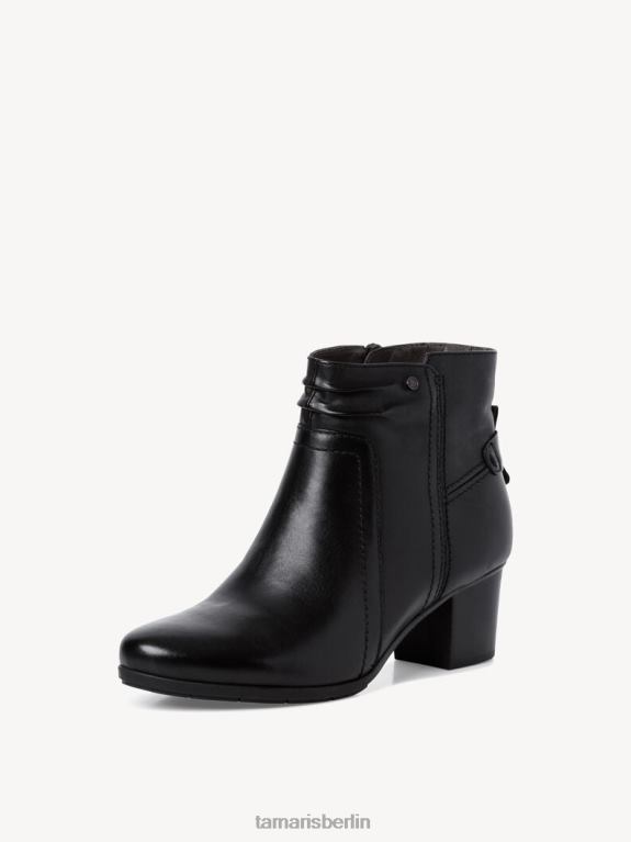 de Tamaris Frauen Lederstiefelette - schwarz 0LHV41958 Schuhe