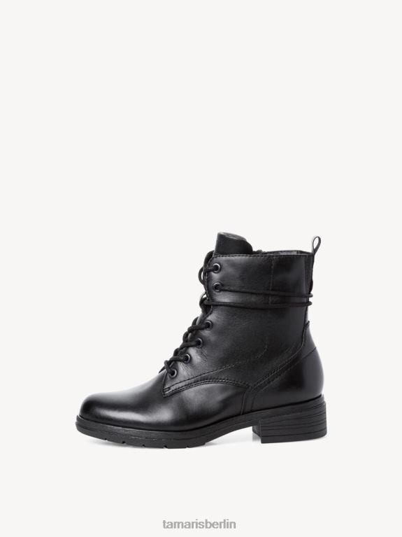 de Tamaris Frauen Lederstiefelette - schwarz 0LHV42064 Schuhe