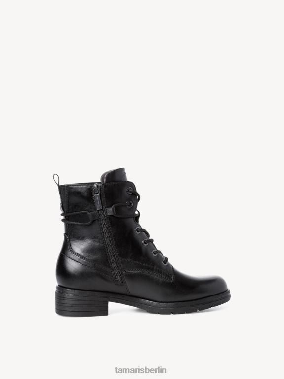 de Tamaris Frauen Lederstiefelette - schwarz 0LHV42064 Schuhe
