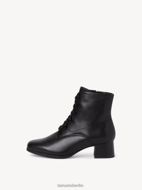 de Tamaris Frauen Lederstiefelette - schwarz 0LHV42073 Schuhe