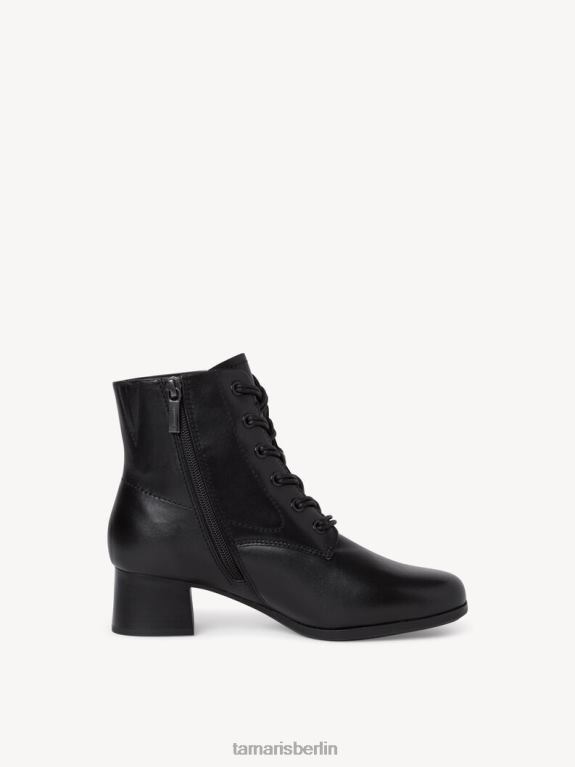 de Tamaris Frauen Lederstiefelette - schwarz 0LHV42073 Schuhe