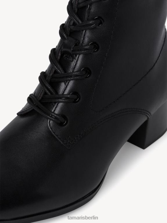 de Tamaris Frauen Lederstiefelette - schwarz 0LHV42073 Schuhe