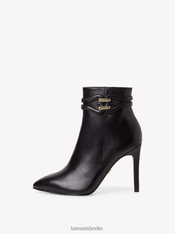 de Tamaris Frauen Lederstiefelette - schwarz 0LHV42113 Schuhe