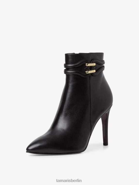 de Tamaris Frauen Lederstiefelette - schwarz 0LHV42113 Schuhe
