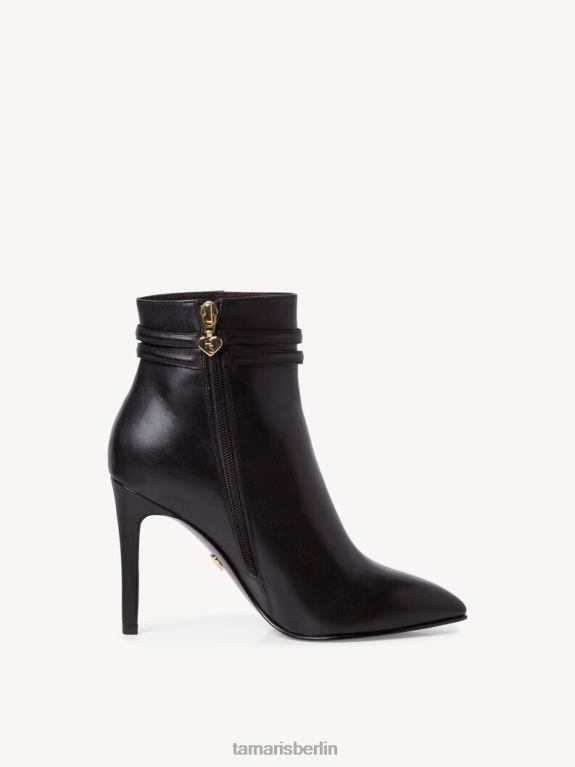 de Tamaris Frauen Lederstiefelette - schwarz 0LHV42113 Schuhe