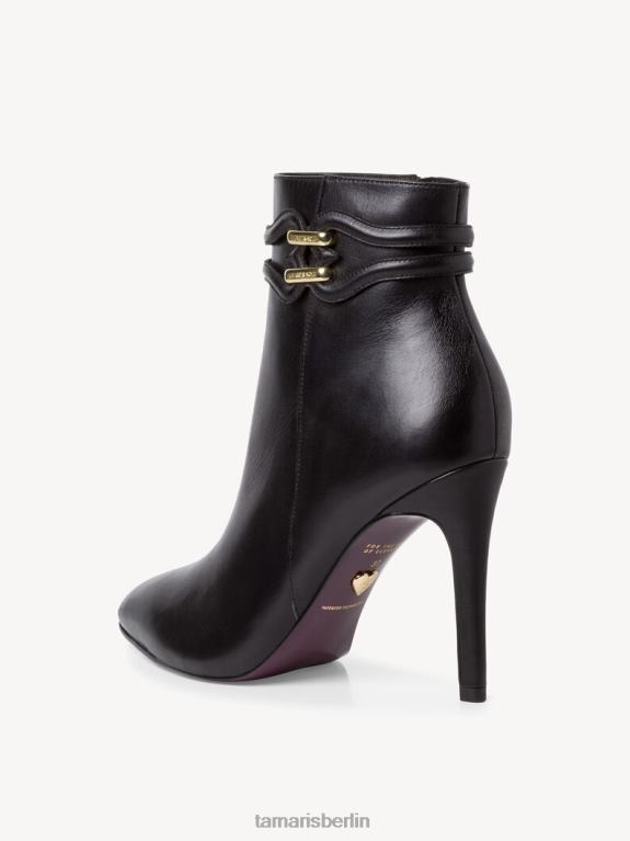 de Tamaris Frauen Lederstiefelette - schwarz 0LHV42113 Schuhe