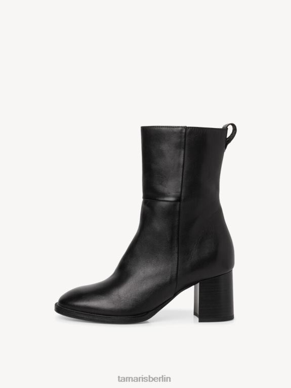 de Tamaris Frauen Lederstiefelette - schwarz 0LHV42114 Schuhe
