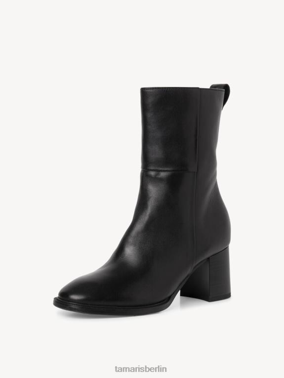 de Tamaris Frauen Lederstiefelette - schwarz 0LHV42114 Schuhe