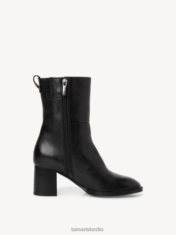 de Tamaris Frauen Lederstiefelette - schwarz 0LHV42114 Schuhe