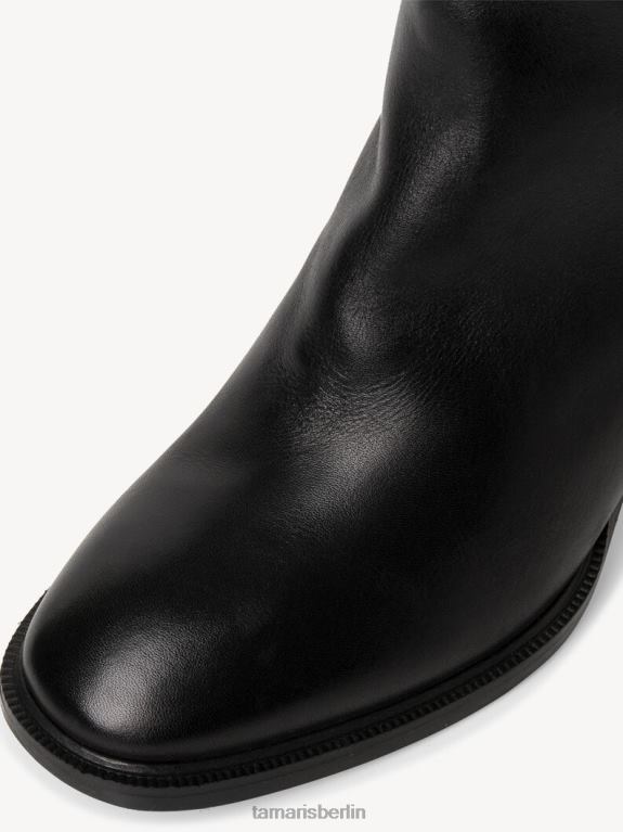 de Tamaris Frauen Lederstiefelette - schwarz 0LHV42114 Schuhe