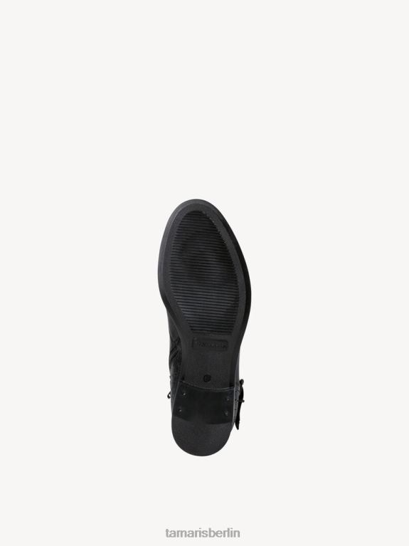 de Tamaris Frauen Lederstiefelette - schwarz 0LHV42243 Schuhe