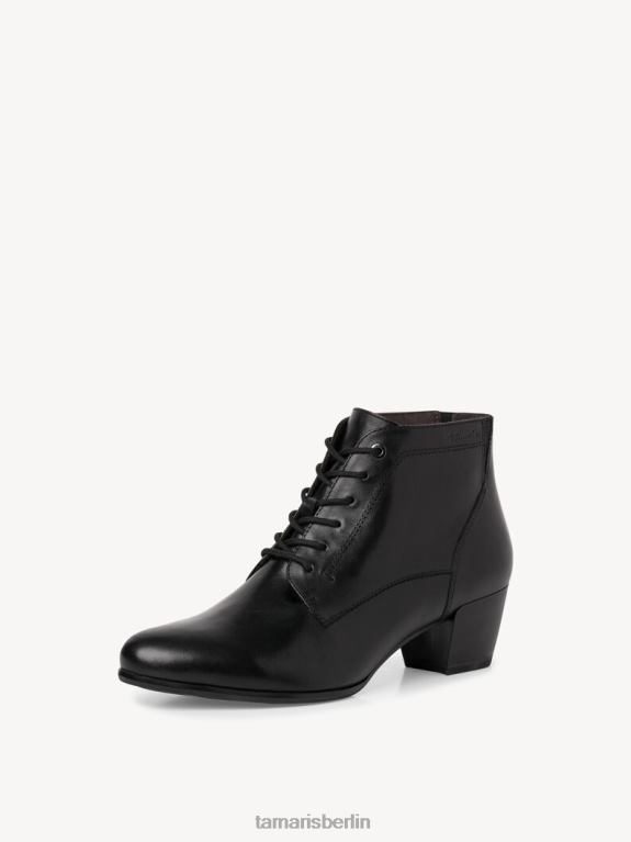 de Tamaris Frauen Lederstiefelette - schwarz 0LHV42267 Schuhe