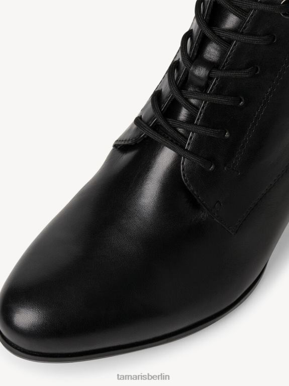 de Tamaris Frauen Lederstiefelette - schwarz 0LHV42267 Schuhe