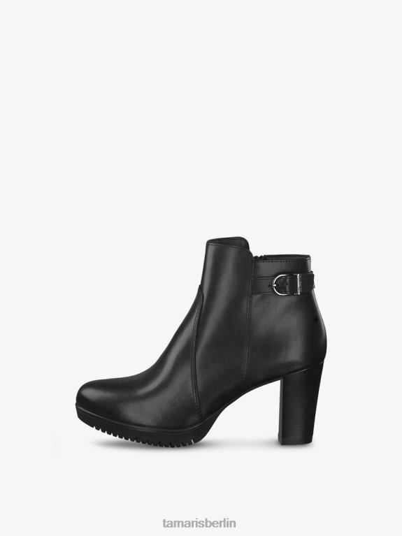 de Tamaris Frauen Lederstiefelette - schwarz 0LHV42279 Schuhe