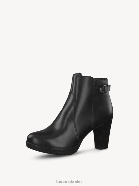 de Tamaris Frauen Lederstiefelette - schwarz 0LHV42279 Schuhe