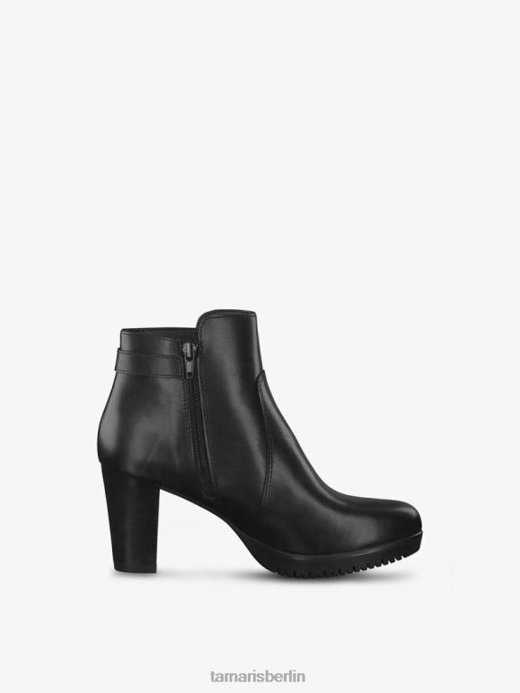 de Tamaris Frauen Lederstiefelette - schwarz 0LHV42279 Schuhe