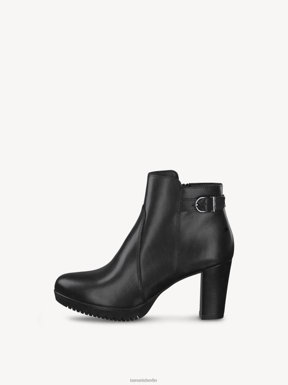 de Tamaris Frauen Lederstiefelette - schwarz 0LHV42279 Schuhe