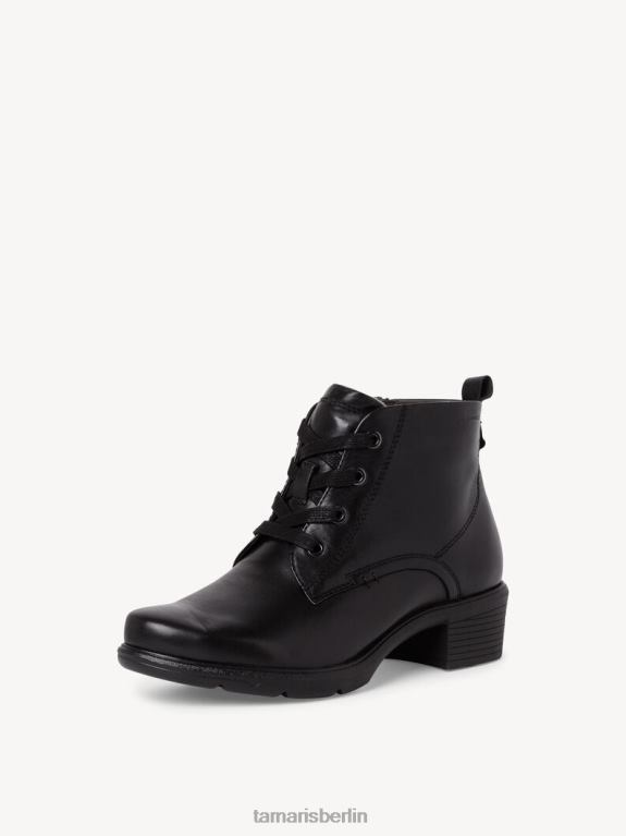 de Tamaris Frauen Lederstiefelette - schwarz 0LHV42307 Schuhe