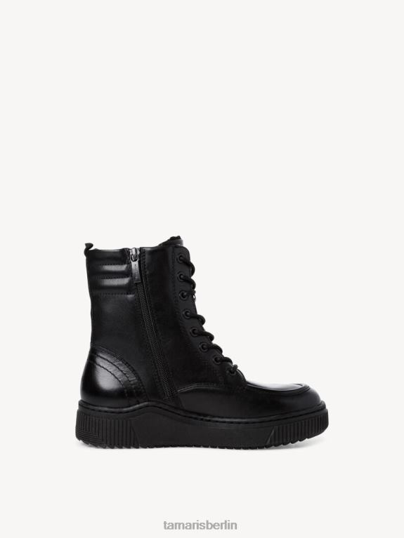 de Tamaris Frauen Lederstiefelette - schwarz 0LHV4332 Schuhe
