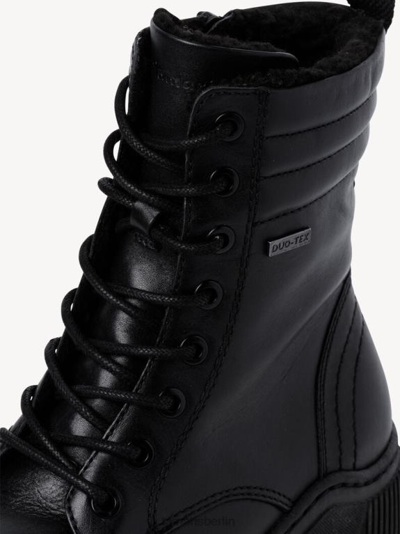 de Tamaris Frauen Lederstiefelette - schwarz 0LHV4332 Schuhe