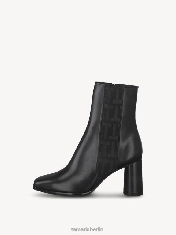 de Tamaris Frauen Lederstiefelette - schwarz 0LHV4629 Schuhe