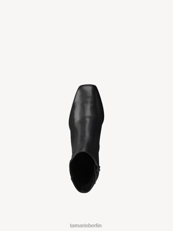 de Tamaris Frauen Lederstiefelette - schwarz 0LHV4629 Schuhe