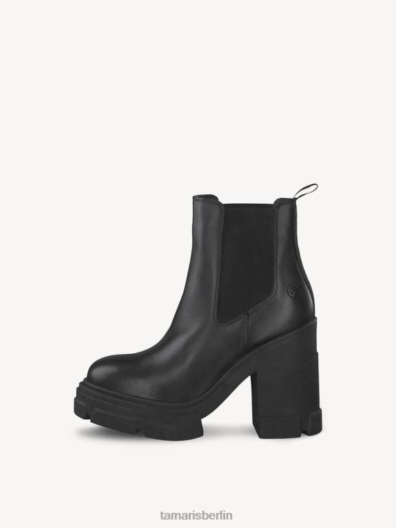 de Tamaris Frauen Lederstiefelette - schwarz 0LHV4825 Schuhe