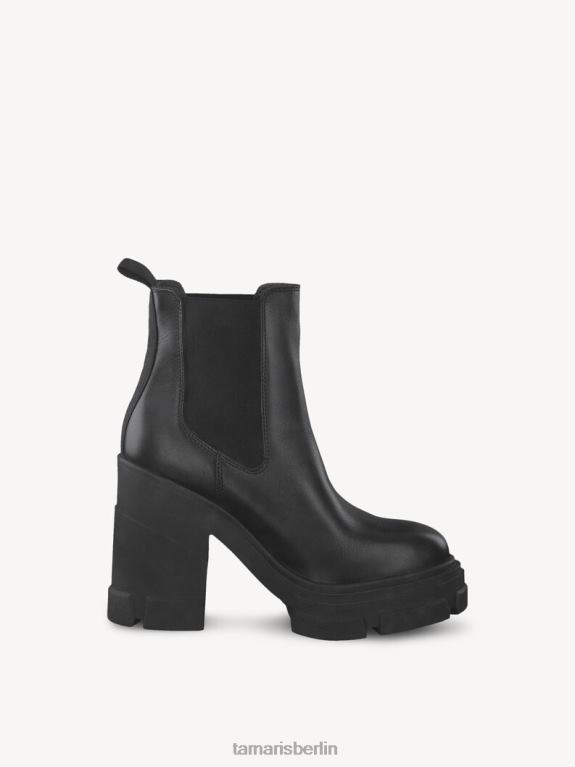 de Tamaris Frauen Lederstiefelette - schwarz 0LHV4825 Schuhe