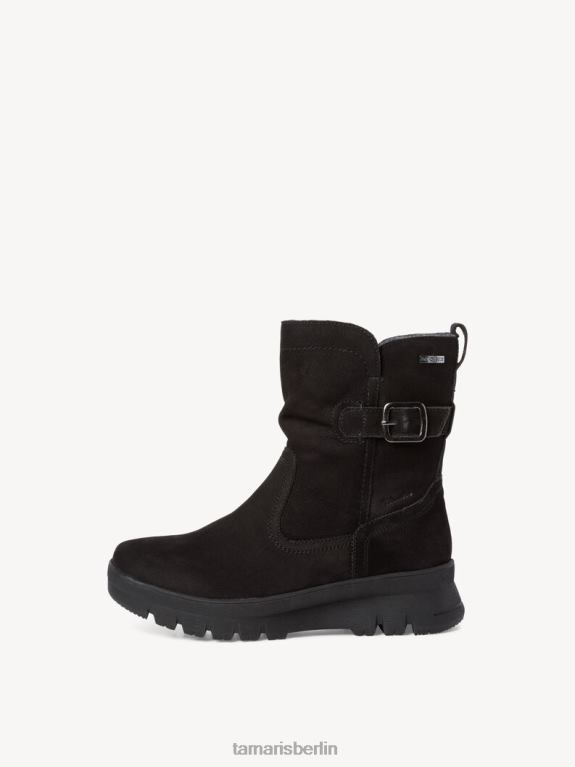 de Tamaris Frauen Lederstiefelette - schwarz 0LHV4839 Schuhe