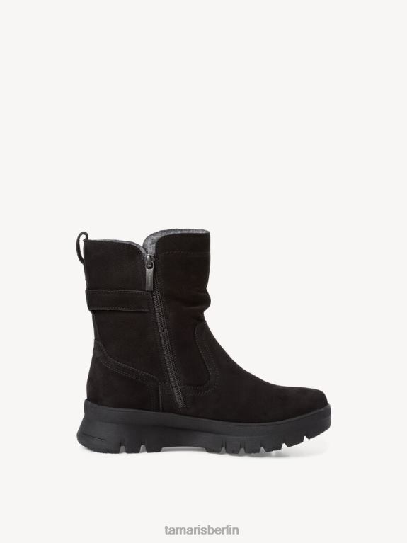 de Tamaris Frauen Lederstiefelette - schwarz 0LHV4839 Schuhe