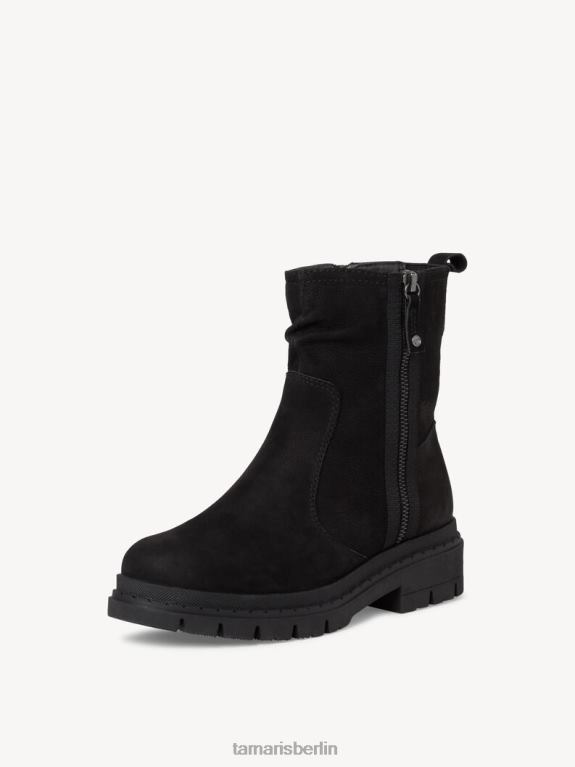 de Tamaris Frauen Lederstiefelette - schwarz 0LHV4869 Schuhe