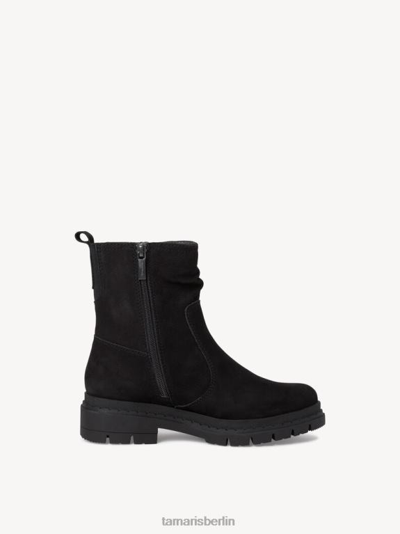de Tamaris Frauen Lederstiefelette - schwarz 0LHV4869 Schuhe