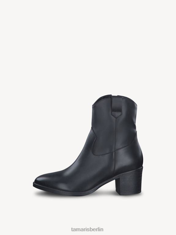 de Tamaris Frauen Lederstiefelette - schwarz/schwarzes Leder 0LHV41219 Schuhe