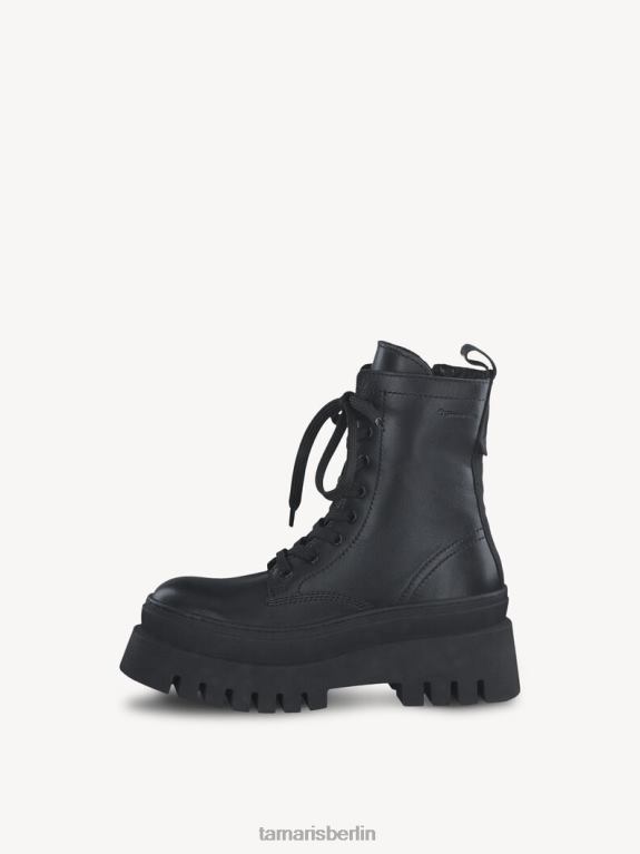 de Tamaris Frauen Lederstiefelette - schwarz/schwarzes Leder 0LHV41374 Schuhe