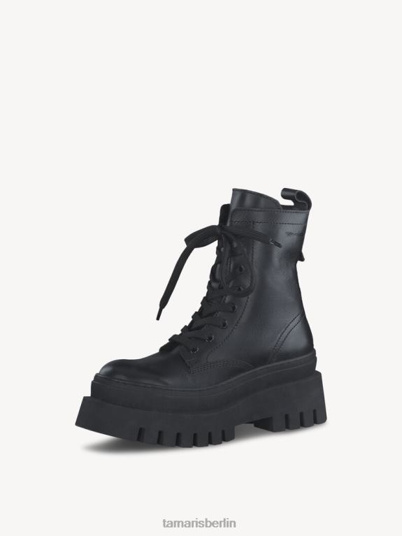 de Tamaris Frauen Lederstiefelette - schwarz/schwarzes Leder 0LHV41374 Schuhe