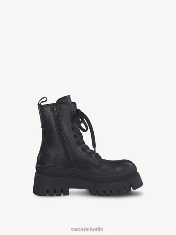 de Tamaris Frauen Lederstiefelette - schwarz/schwarzes Leder 0LHV41374 Schuhe
